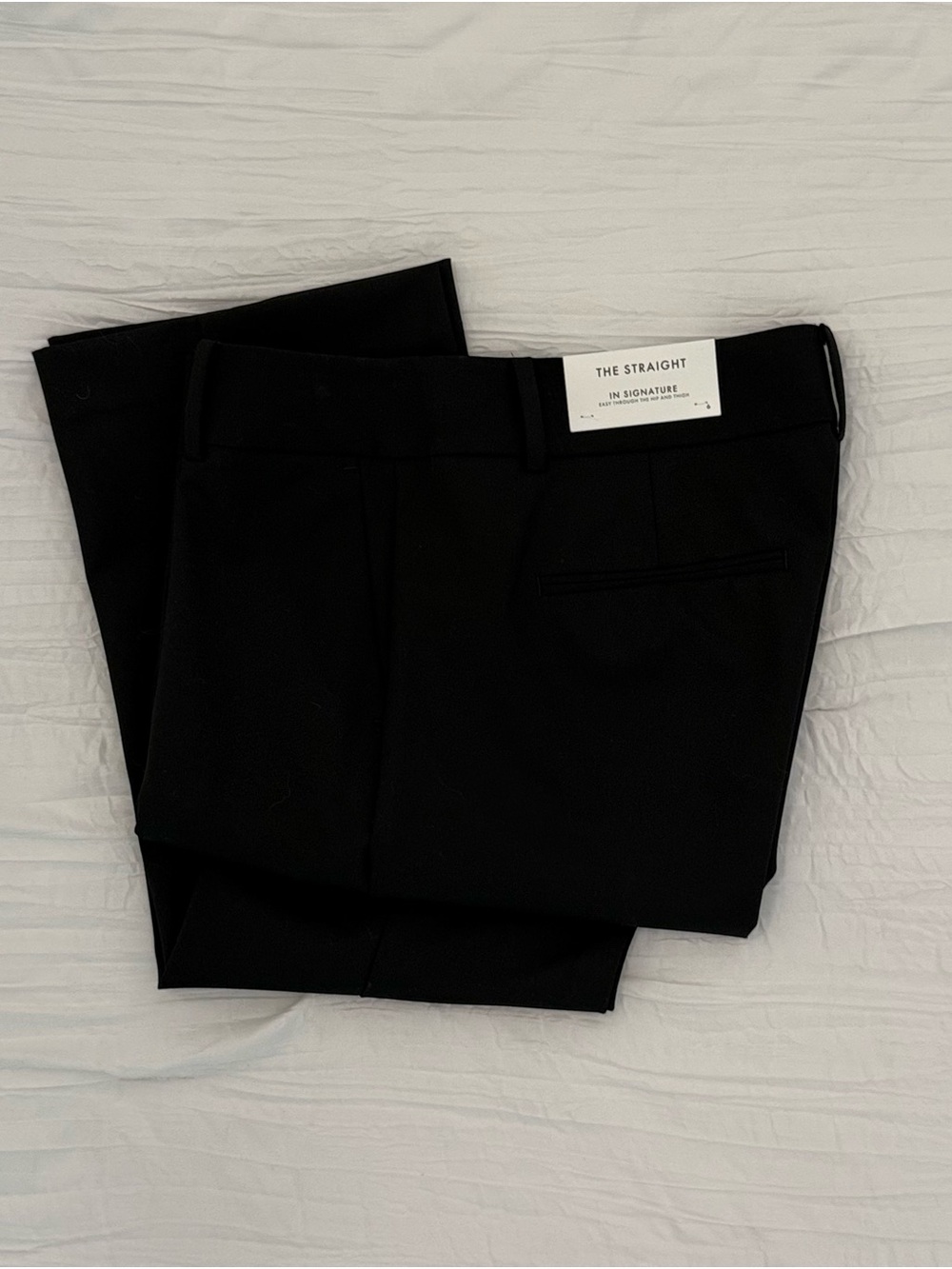 Ann Taylor Black THE STRAIGHT SIGNATURE Pants SIZE 6 NWT